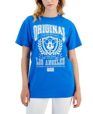 Disney - Juniors' Mickey Mouse Original Boyfriend T-Shirt