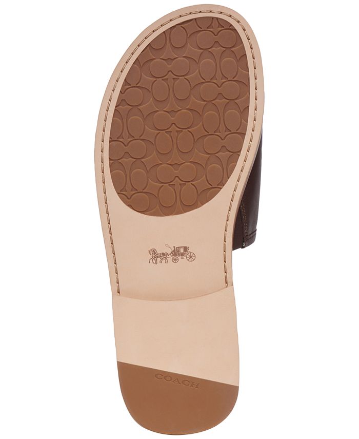 COACH Men's Signature Jacquard Slide Sandals Macy's