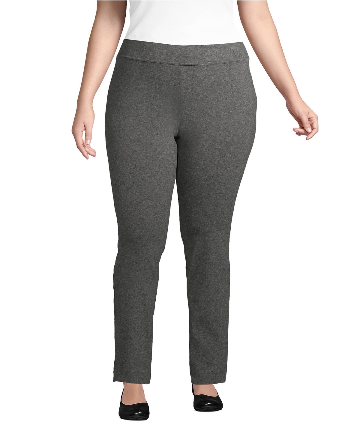 Plus Size Starfish Mid Rise Slim Leg Pants - Deep sea navy