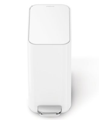 5 Liter Slim Bathroom Trash Can with Liner Pocket