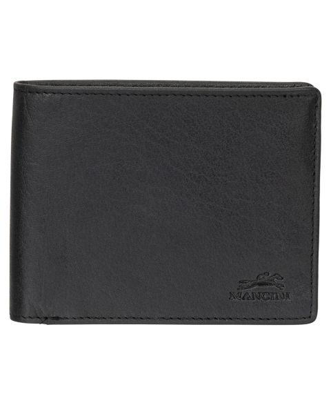 Мужской кошелёк Mancini Buffalo RFID Secure Billfold Wallet, цвет: Чёрный