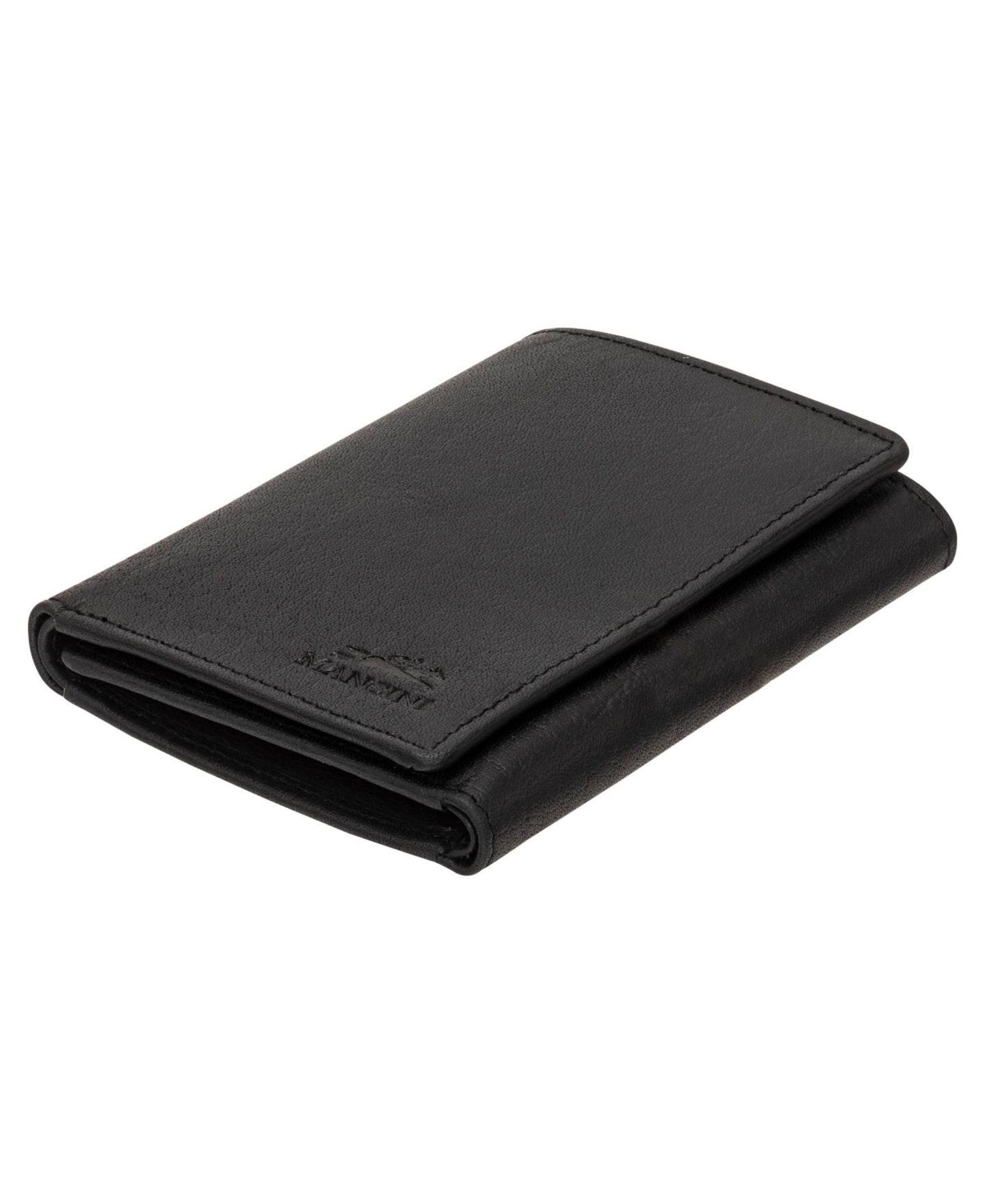 Мужской кошелёк Mancini Buffalo RFID Secure Trifold Wallet, цвет: Чёрный — фото 5