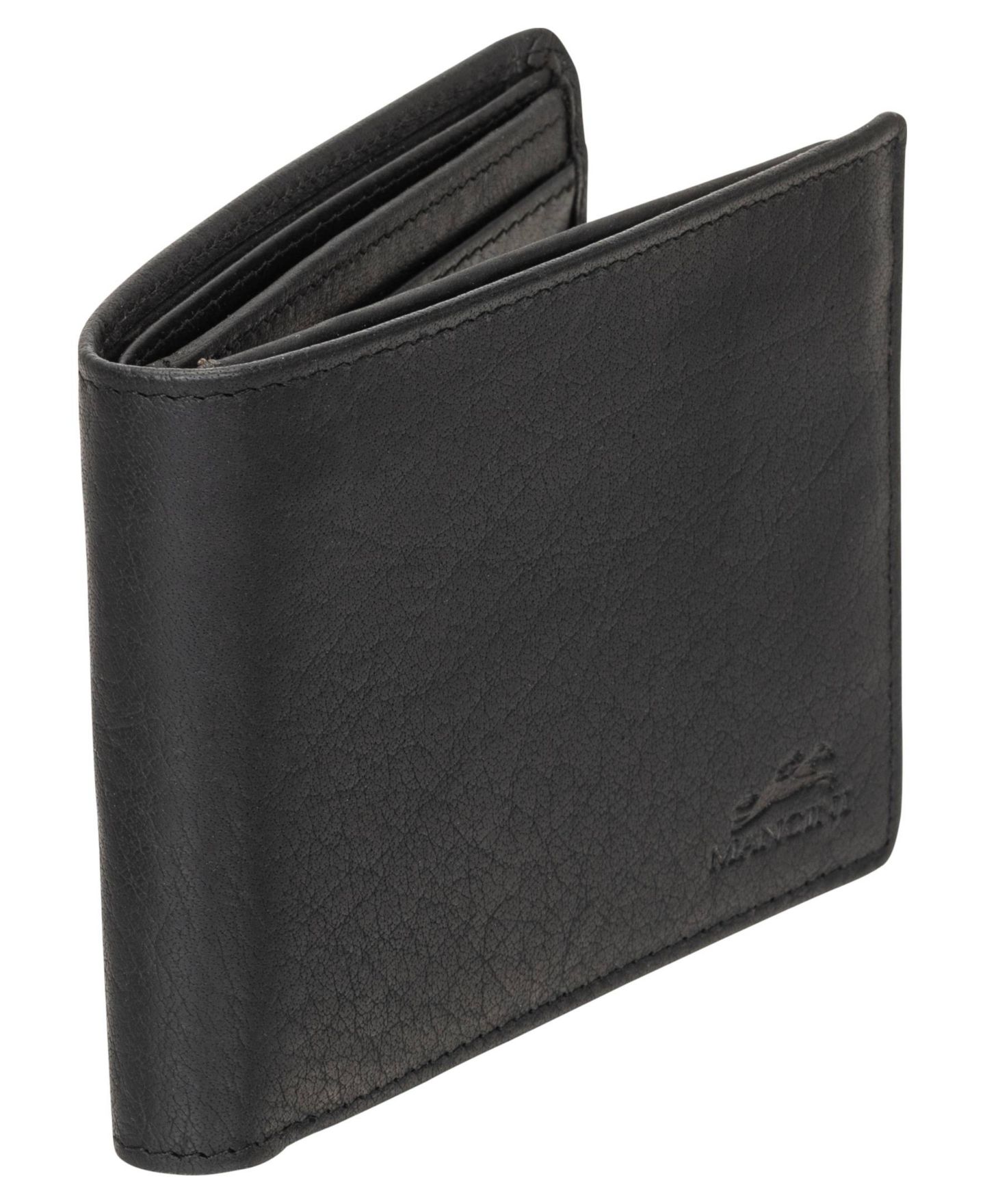 Мужской кошелёк Mancini Buffalo RFID Secure Center Wing Billfold Wallet, цвет: Чёрный — фото 5