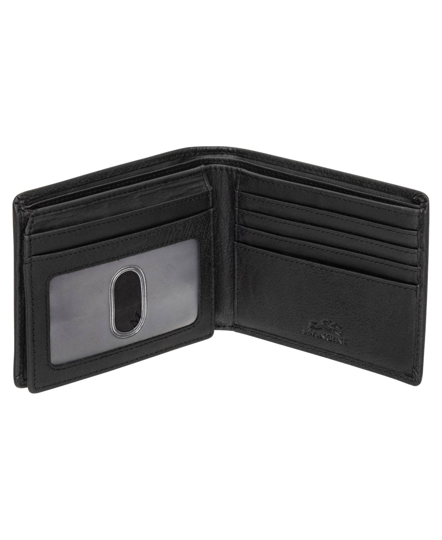 Мужской кошелёк Mancini Buffalo RFID Secure Left Wing Billfold Wallet, цвет: Чёрный — фото 3