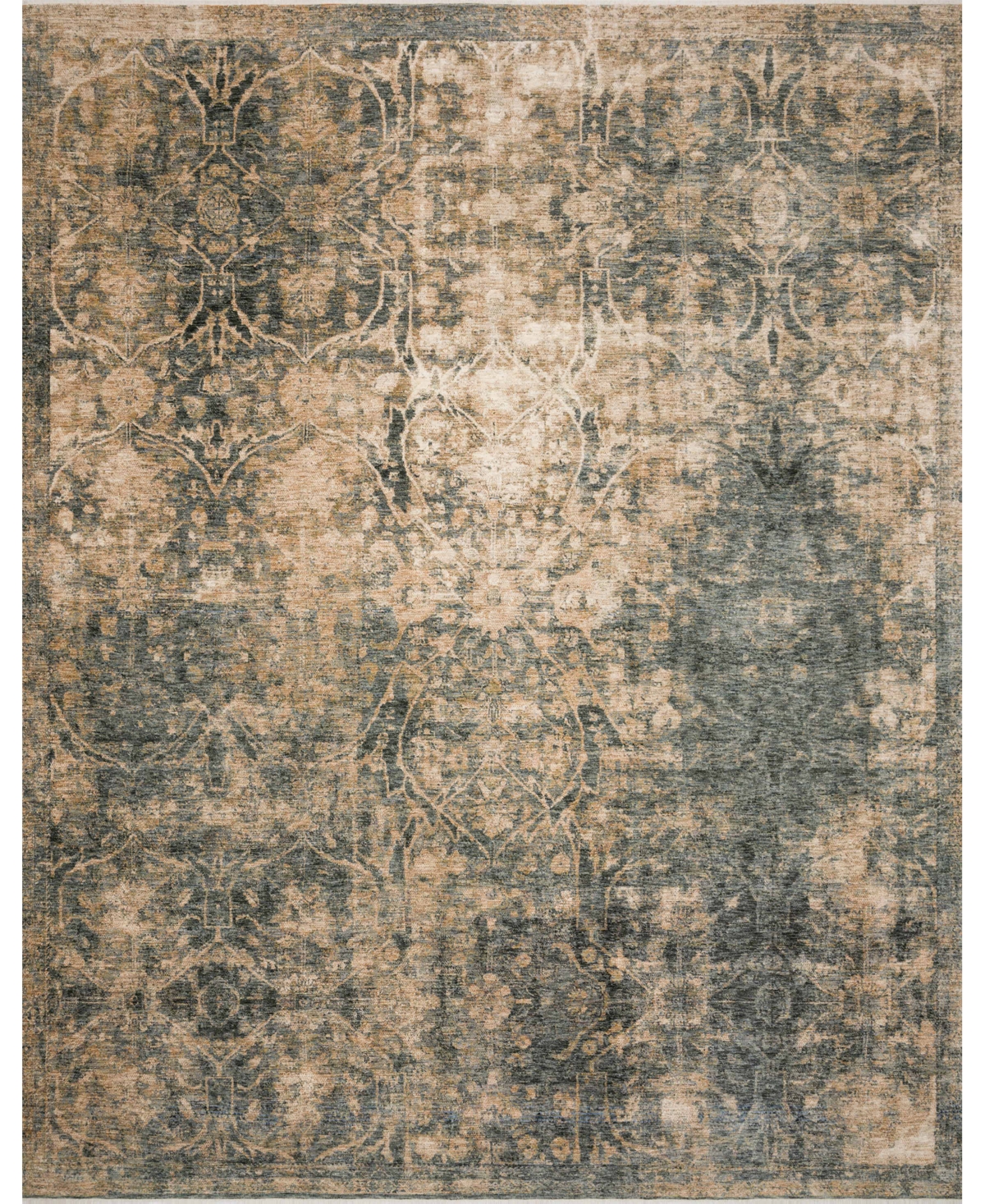 Magnolia Home By Joanna Gaines X Loloi Kennedy Ken-02 3'7" X 5'2" Area Rug In Turquoise