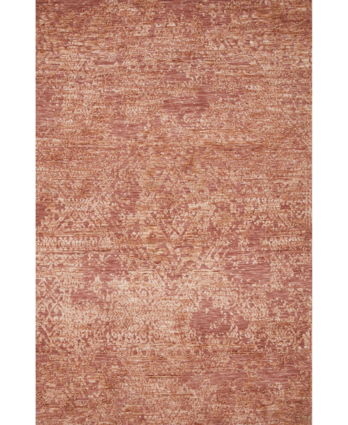 Shop Magnolia Home By Joanna Gaines X Loloi Lindsay Lis-02 7'9" X 9'9" Area Rug In Pink,coral