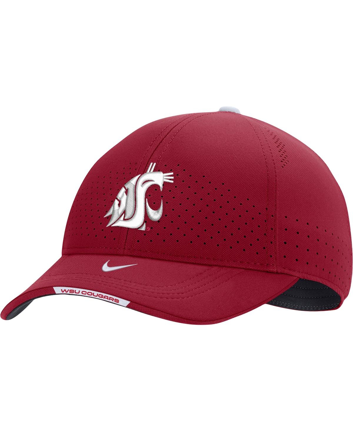 Shop Nike Big Boys And Girls  Crimson Washington State Cougars 2023 Sideline Legacy91 Adjustable Hat