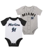 Atlanta Braves Infant Two-Pack Little Slugger Bodysuit Set - White/Heather  Gray