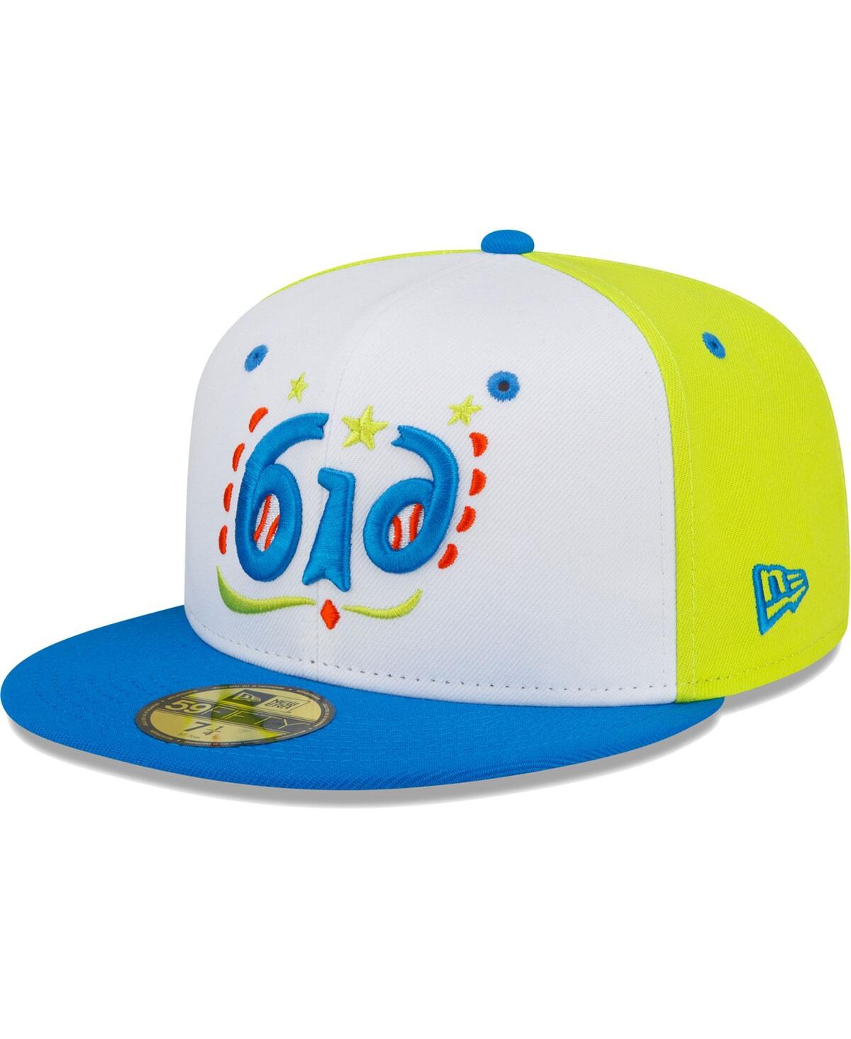Men's New EraWest Michigan Whitecaps Copa De La Diversion 59FIFTY Fitted Hat - White