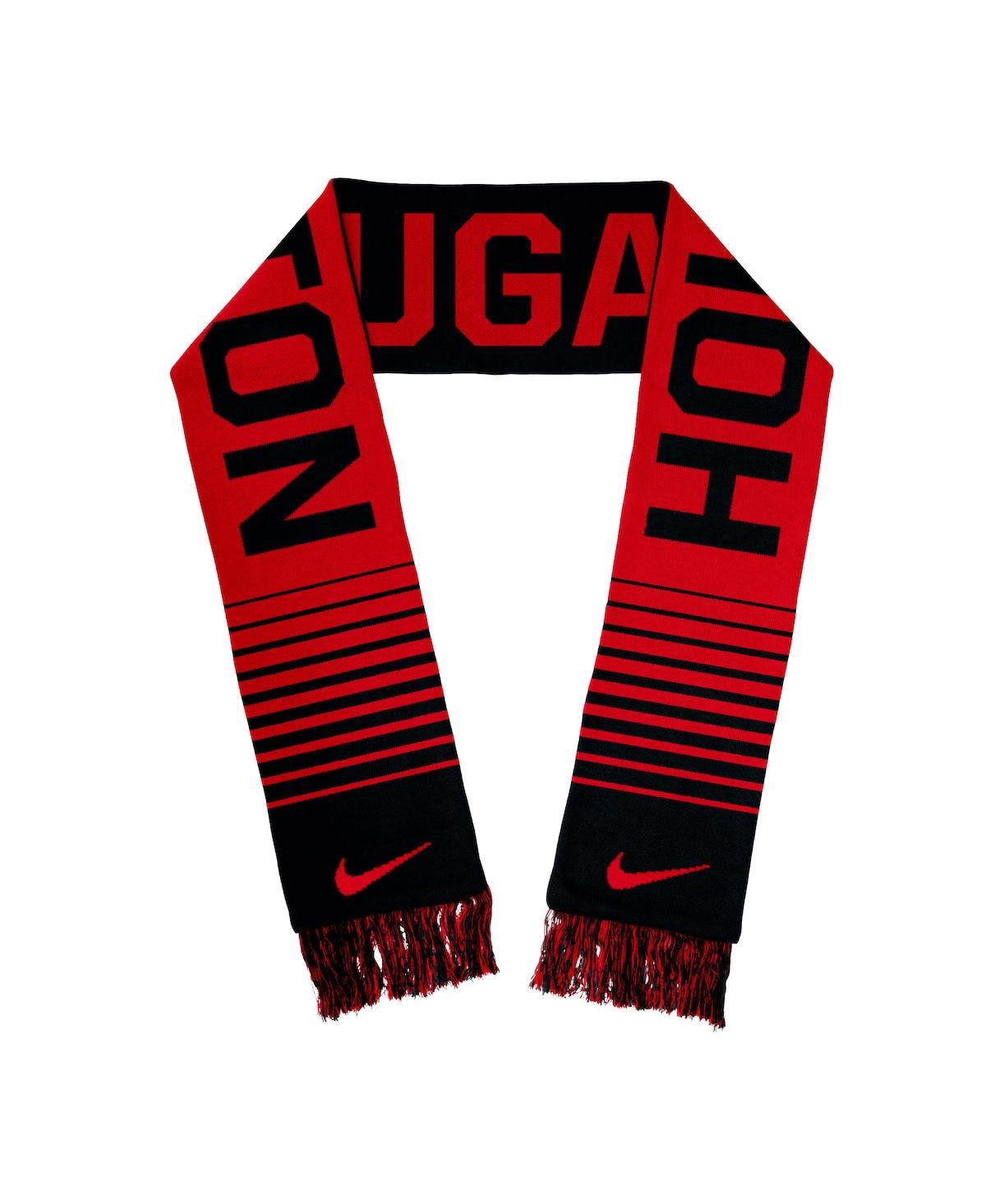 Nike Men's And Women's  Houston Cougars Rivalry Local Verbiage Scarf In Red
