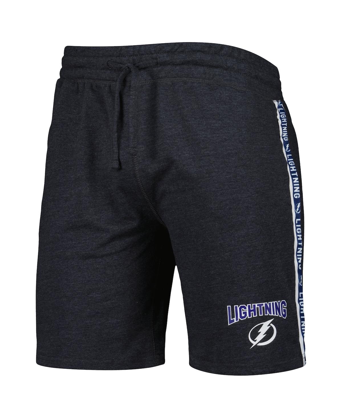 Shop Concepts Sport Men's  Charcoal Tampa Bay Lightning Team Stripe Shorts