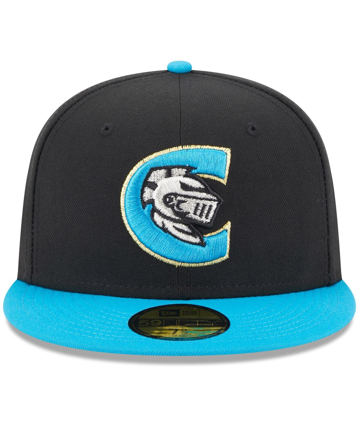 New Era Black Charlotte Knights Authentic Collection Alternate Logo 59fifty Fitted Hat In Black