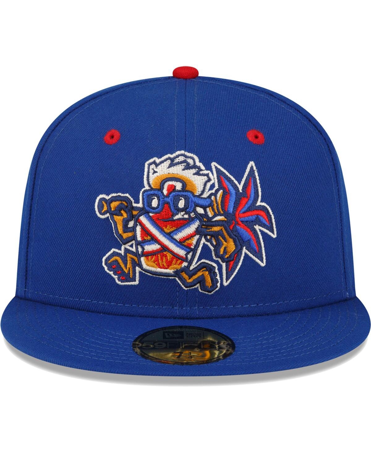 Men's New EraLehigh Valley IronPigs Copa De La Diversion 59FIFTY Fitted Hat - Blue
