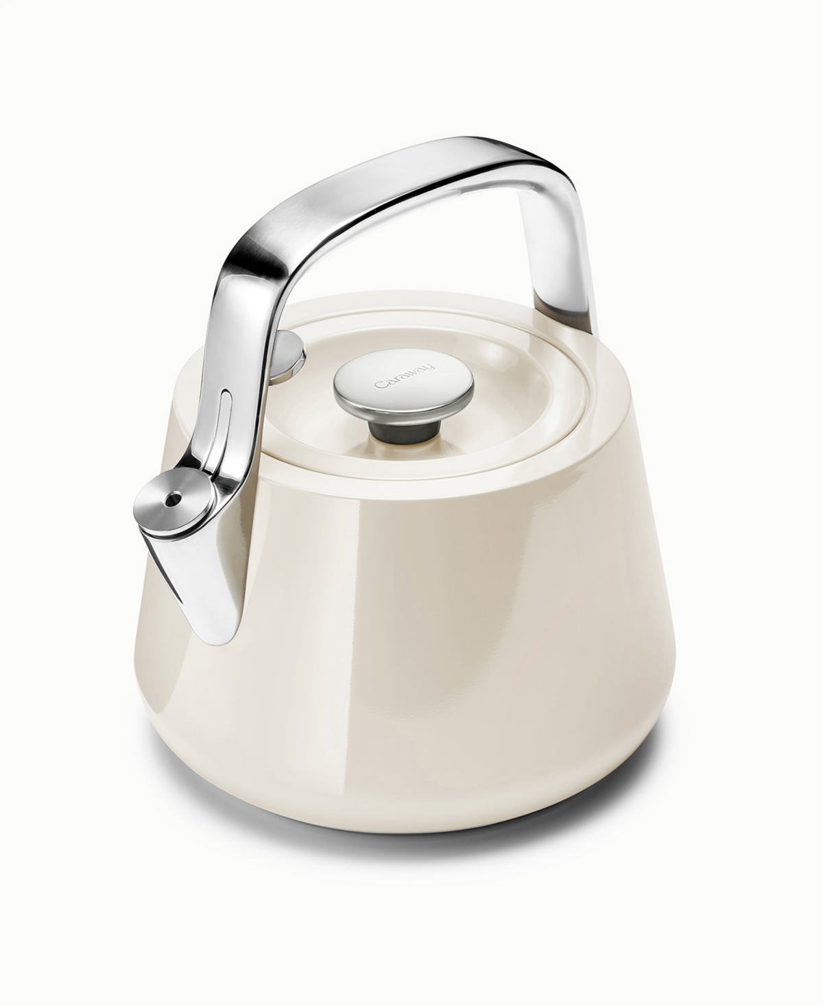Shop Caraway Stovetop Whistling Tea Kettle In Cream