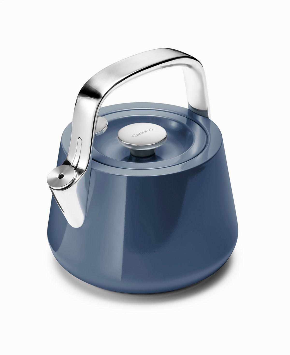 Shop Caraway Stovetop Whistling Tea Kettle In Navy