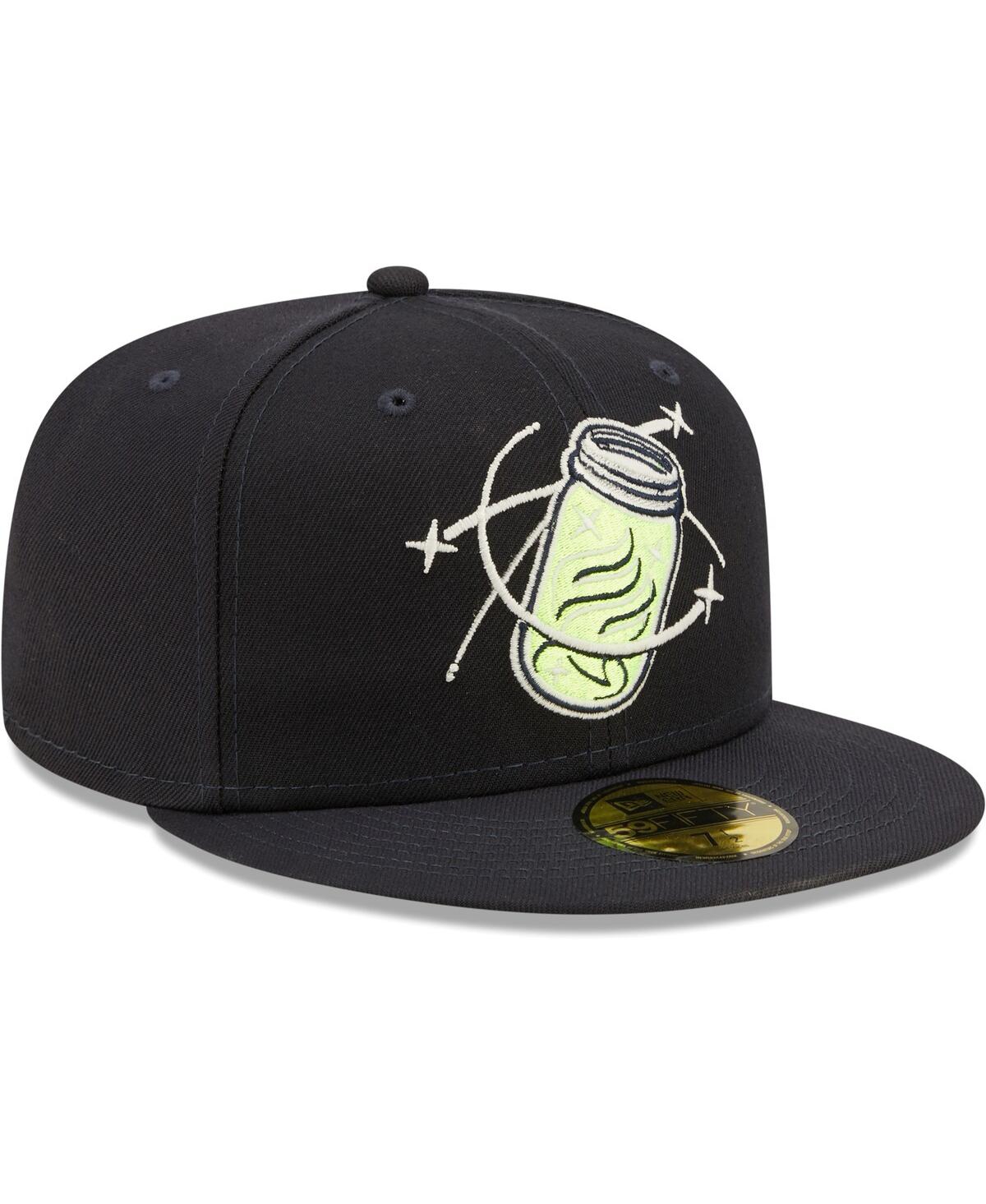 Men's New EraColumbia Fireflies Authentic Collection Team Alternate 59FIFTY Fitted Hat - Navy