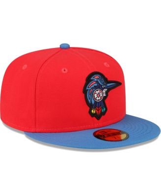 Men's Coral Fayetteville Woodpeckers Copa De La Diversion 59FIFTY Fitted Hat