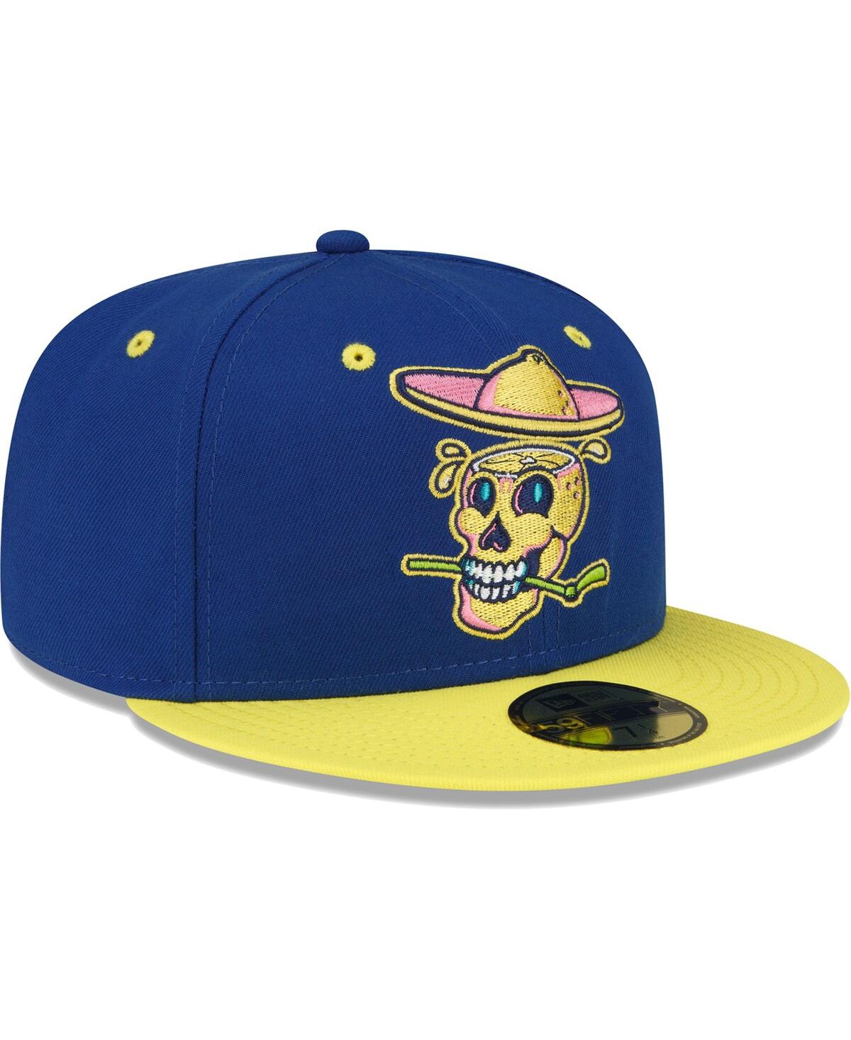 Shop New Era Men's  Blue Lynchburg Hillcats Copa De La Diversion 59fifty Fitted Hat
