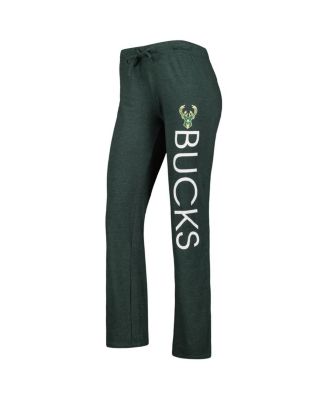 Women's Hunter Green, Black Milwaukee Bucks Team Tank Top and Pants Sleep Set