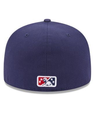 Men's Navy Jacksonville Jumbo Shrimp Authentic Collection Alternate Logo 59FIFTY Fitted Hat