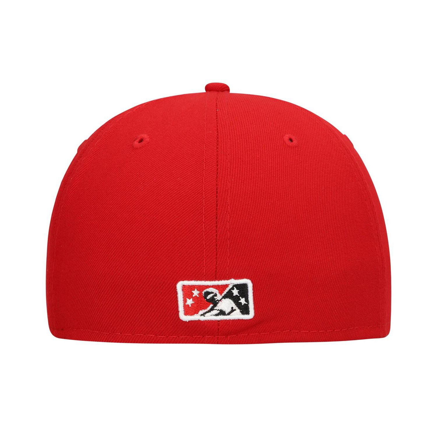 Men's Red Rocket City Trash Pandas Authentic Collection Team Alternate 59FIFTY Fitted Hat