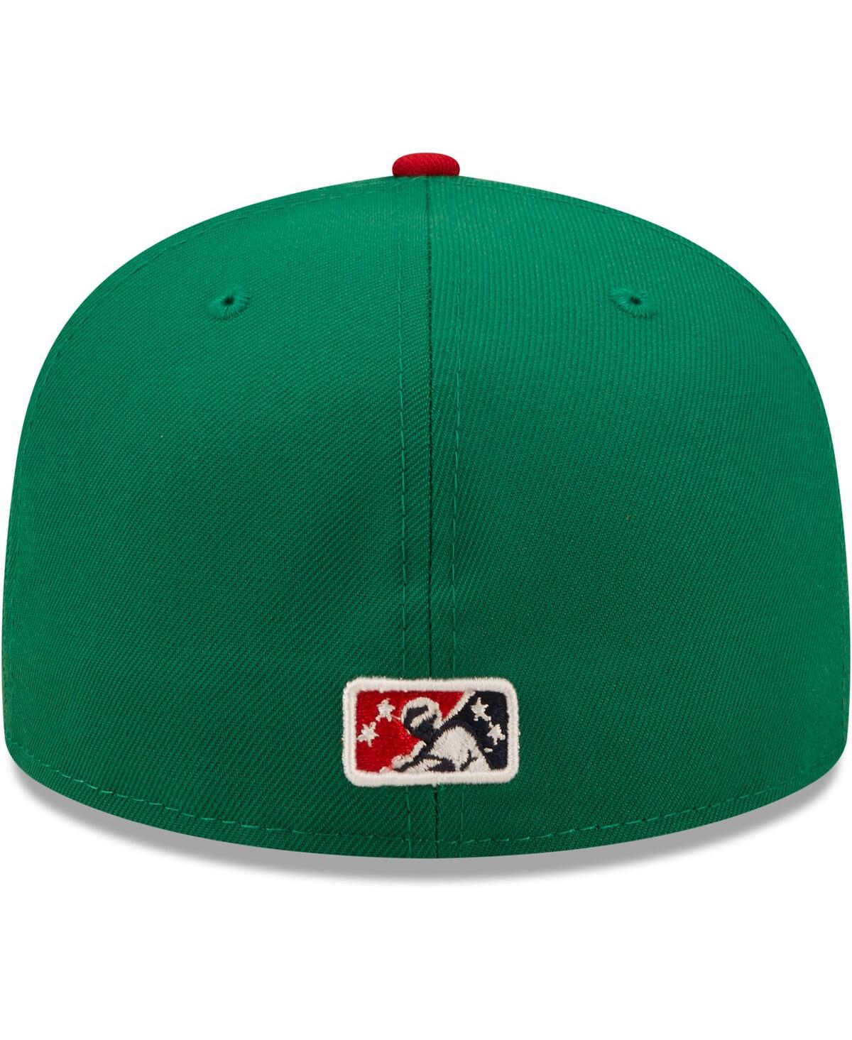 NEW ERA MEN'S NEW ERA GREEN, RED LOS QUESOS FRISCO COPA DE LA DIVERSION 59FIFTY FITTED HAT 