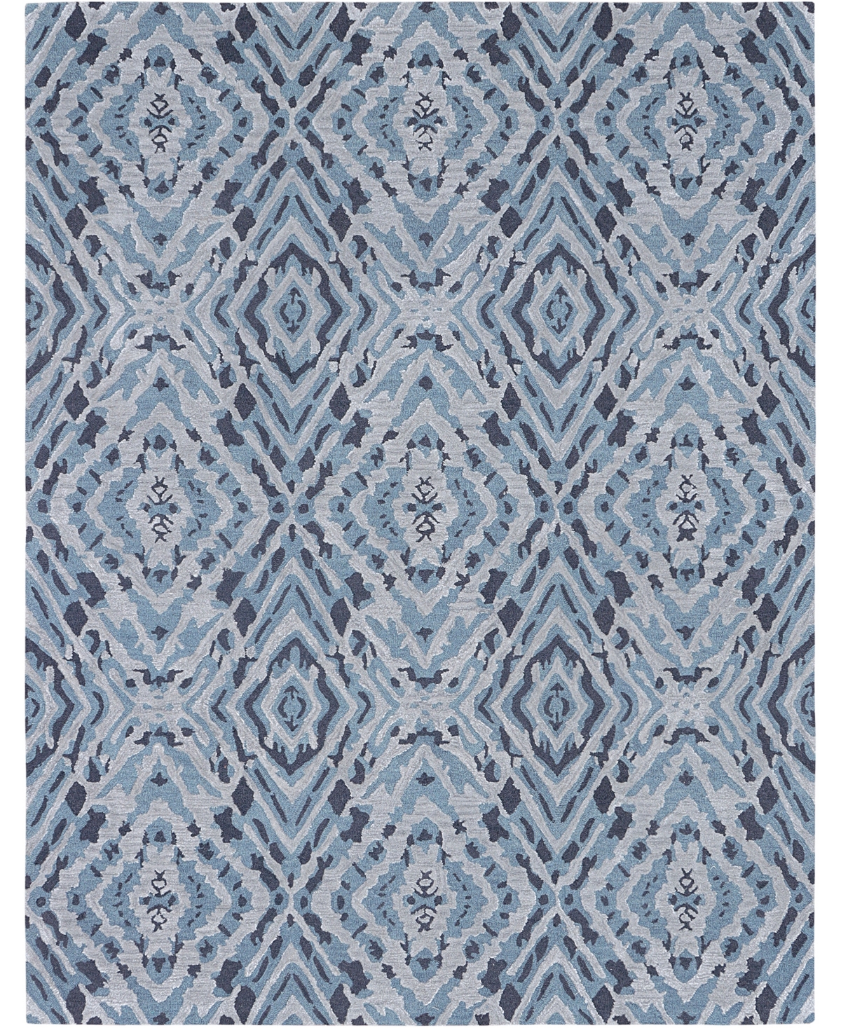 Creative Rugs Decor Eston E-1722 7'6in x 9'6in Area Rug - Blue