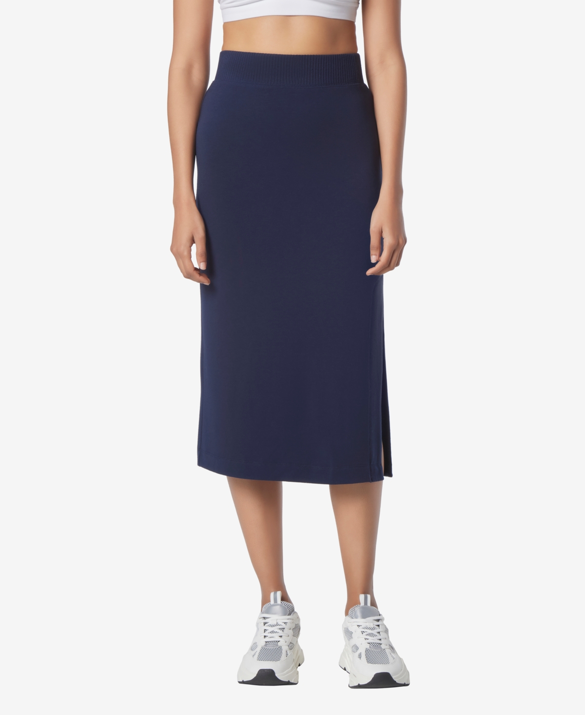 Andrew Marc Sport Women's Vented Midi Skirt