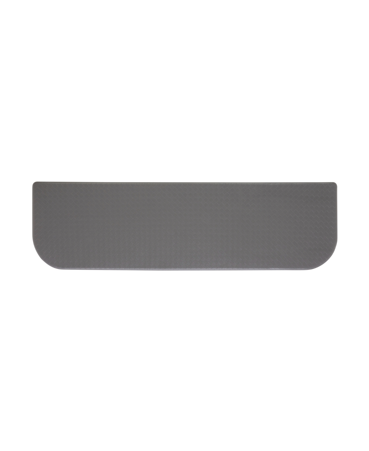 Chef Gear Playa Wedge Fatigue-resistant Kitchen Mat, 17.5" X 60" In Dark Gray