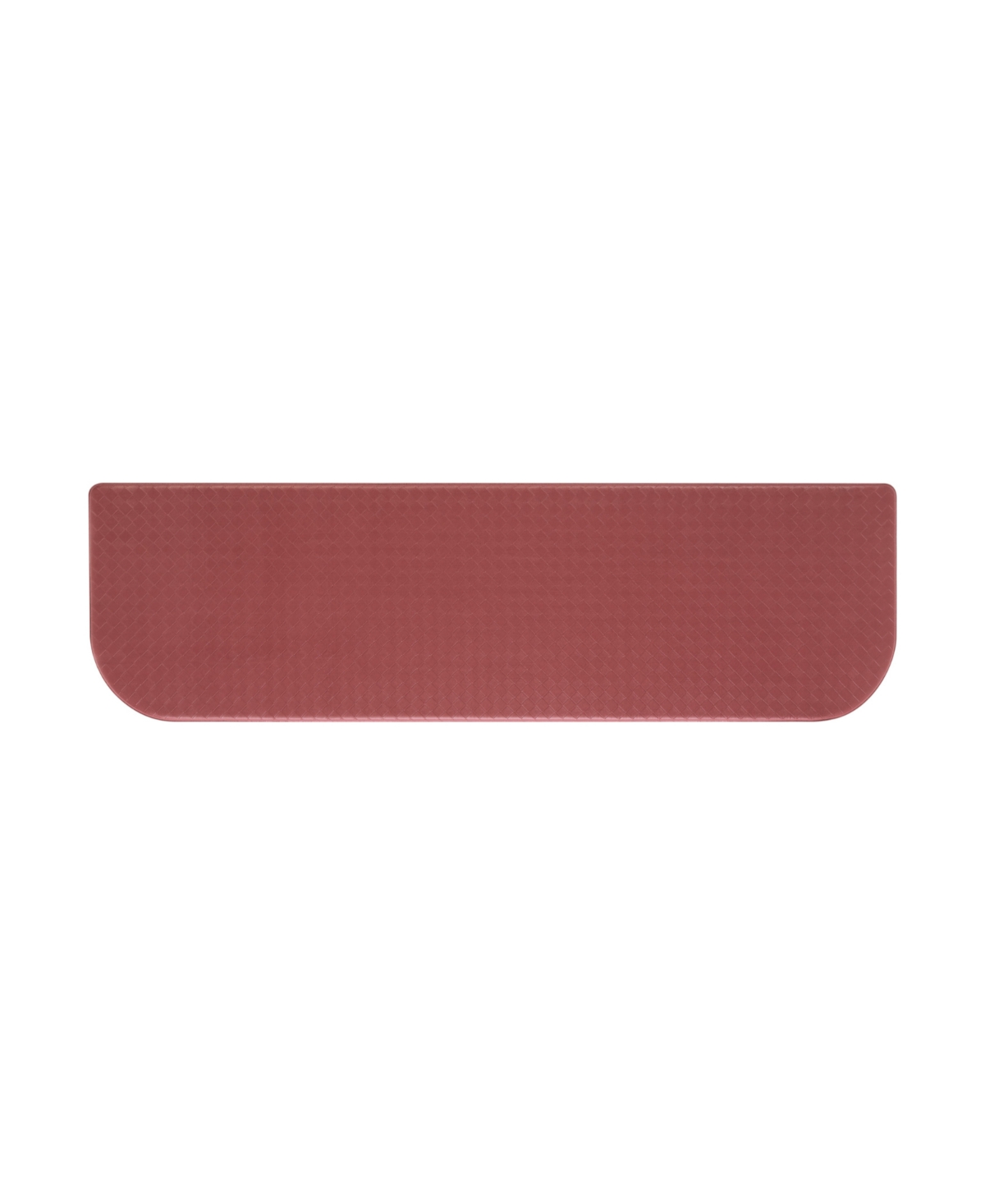 Chef Gear Playa Wedge Fatigue-resistant Kitchen Mat, 17.5" X 60" In Red