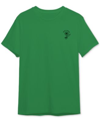 The Qi - Cotton Live a Joyful Life Graphic Crewneck T-Shirt