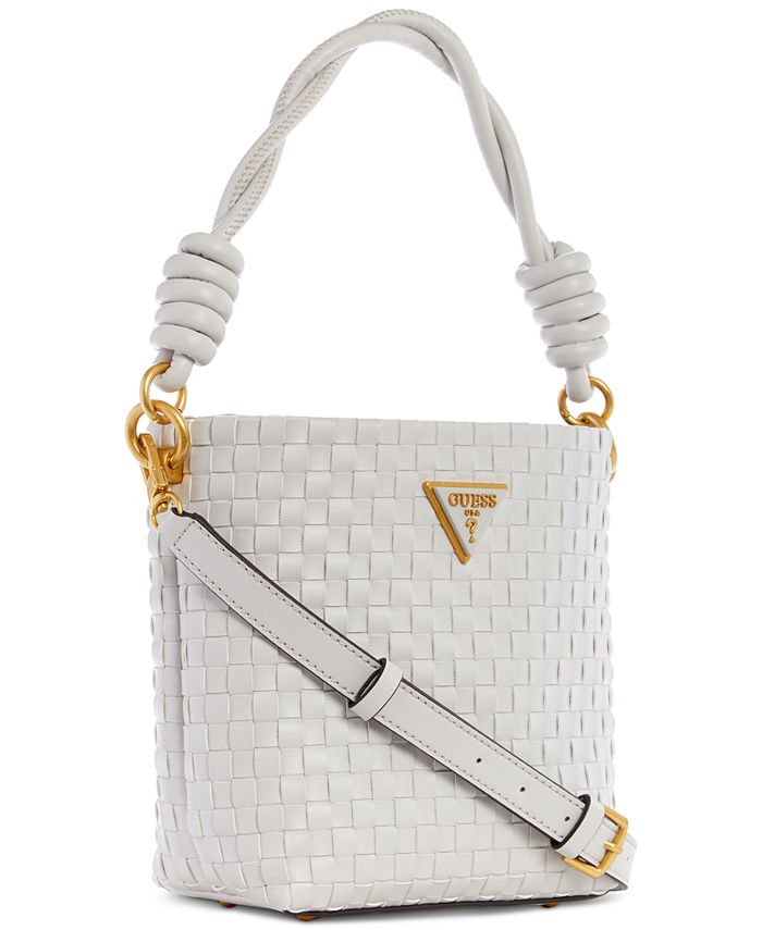 GUESS Lisbet Small Woven Bucket Crossbody Macy's