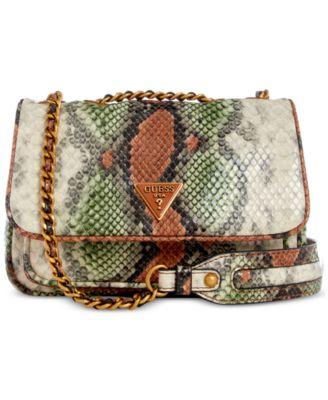 GUESS - Becci Mini Python Faux Leather Convertible Crossbody