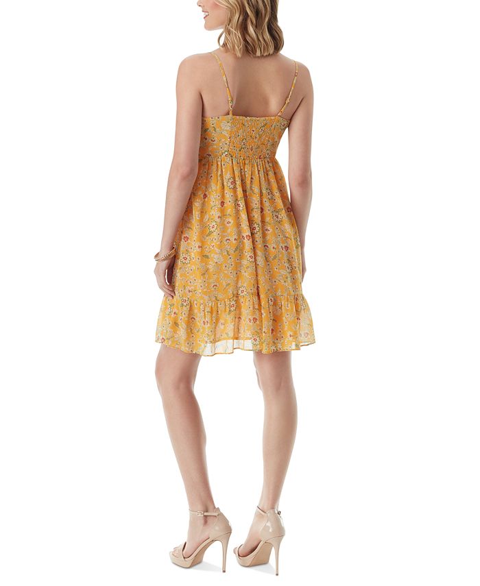 Jessica Simpson Women's Iris Ruffled Empire-Waist Dress - Macy's
