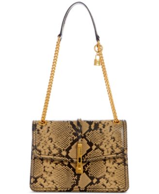GUESS - James Small Python Faux Leather Convertible Crossbody