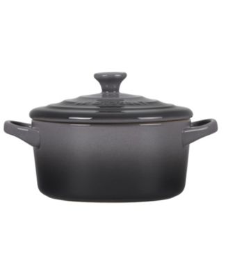 Stoneware 8 oz. Mini Round Cocotte with Lid