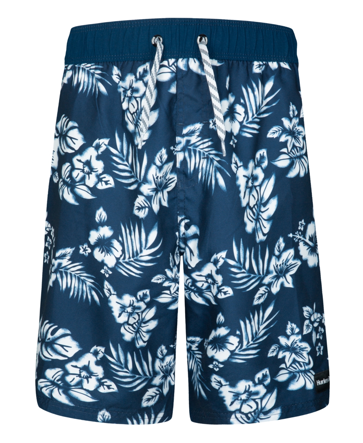Hurley Toddler Boys Floral Printed Board Shorts In Night Force