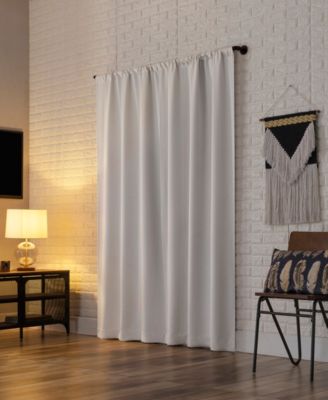 Bergen Theater Grade Extreme 100% Blackout Rod Pocket Single Curtain Panel Collection