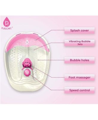 Foot Spa Massager with Tea Tree Oil Foot Salt Scrub (Warming Function)