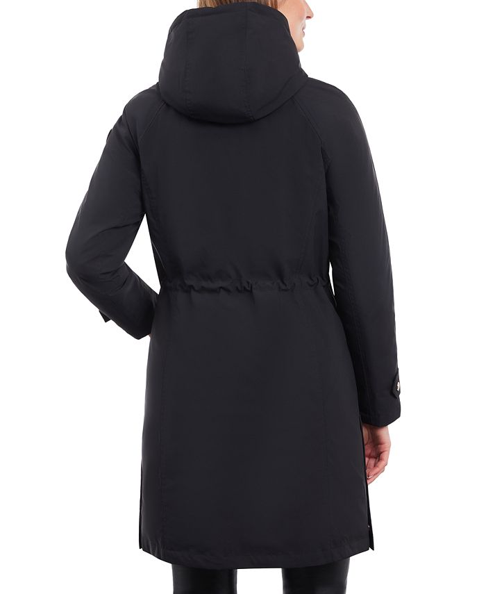 Michael Kors Women's Hooded Anorak Raincoat - Macy's