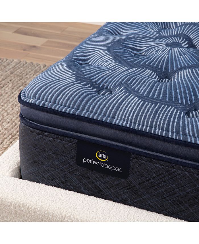 Serta Perfect Sleeper Cobalt Calm 15" Plush Pillow Top Mattress Set
