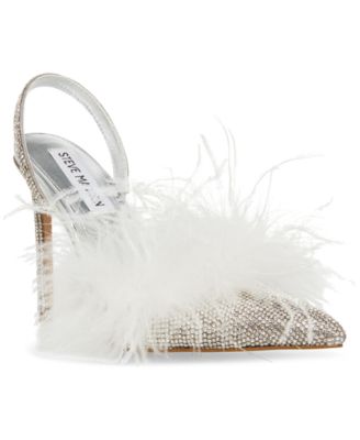 Steve Madden - Women's Alexis Pointed-Toe Embellished Slingback Pumps