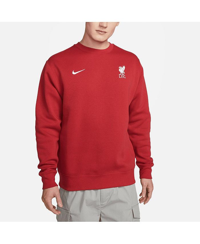 Nike Men's Red Liverpool Club Pullover Sweatshirt - Macy's