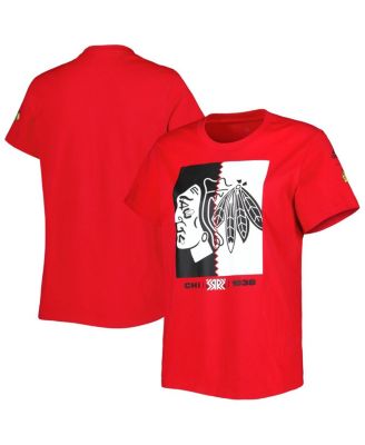 Women's Red Chicago Blackhawks Reverse Retro Fresh T-shirt