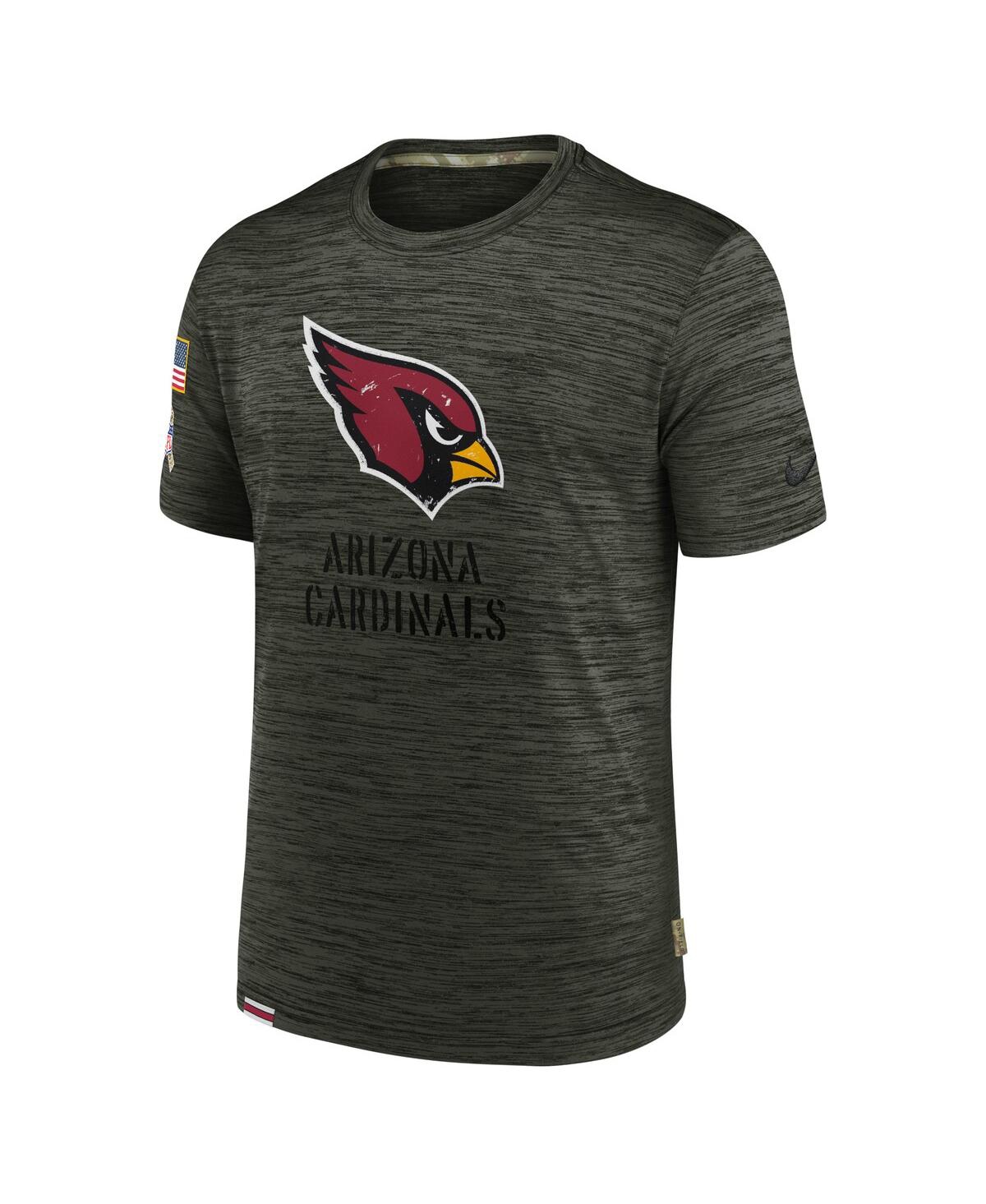 Shop Nike Men's  Brown Arizona Cardinals 2022 Salute To Service Velocity Team T-shirt