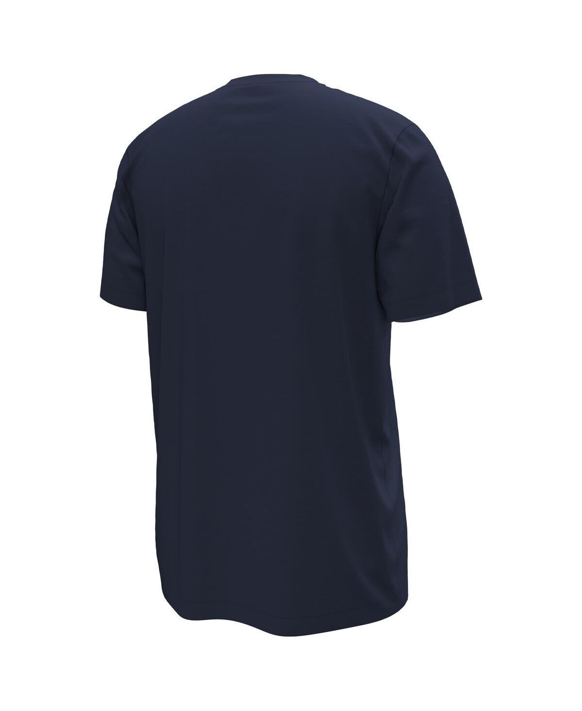 Shop Nike Men's  Navy Paris Saint-germain Swoosh T-shirt