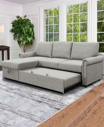 Hamilton storage sofa deals bed reversible sectional