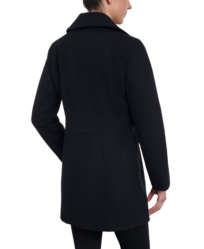 Anne Klein Women s Petite Single Breasted Notched Collar Peacoat