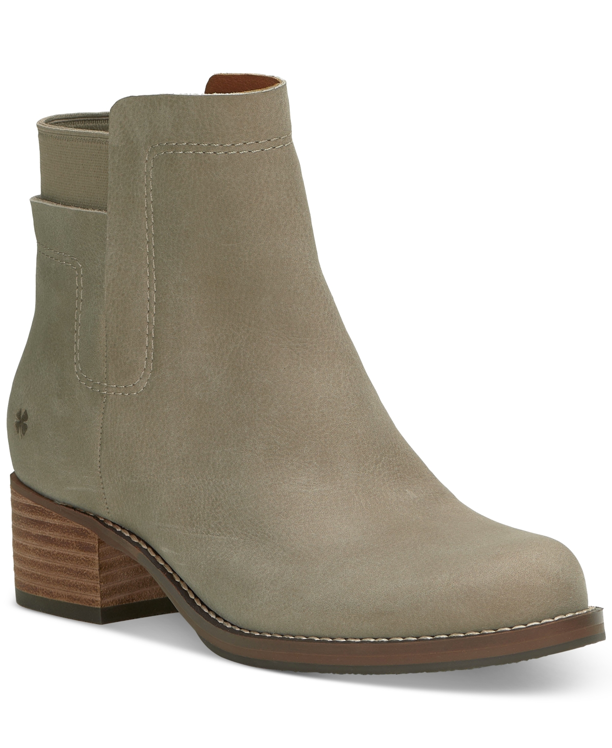 Shop Lucky Brand Women's Hirsi Pull-on Ankle Booties In Seneca Rock Leather