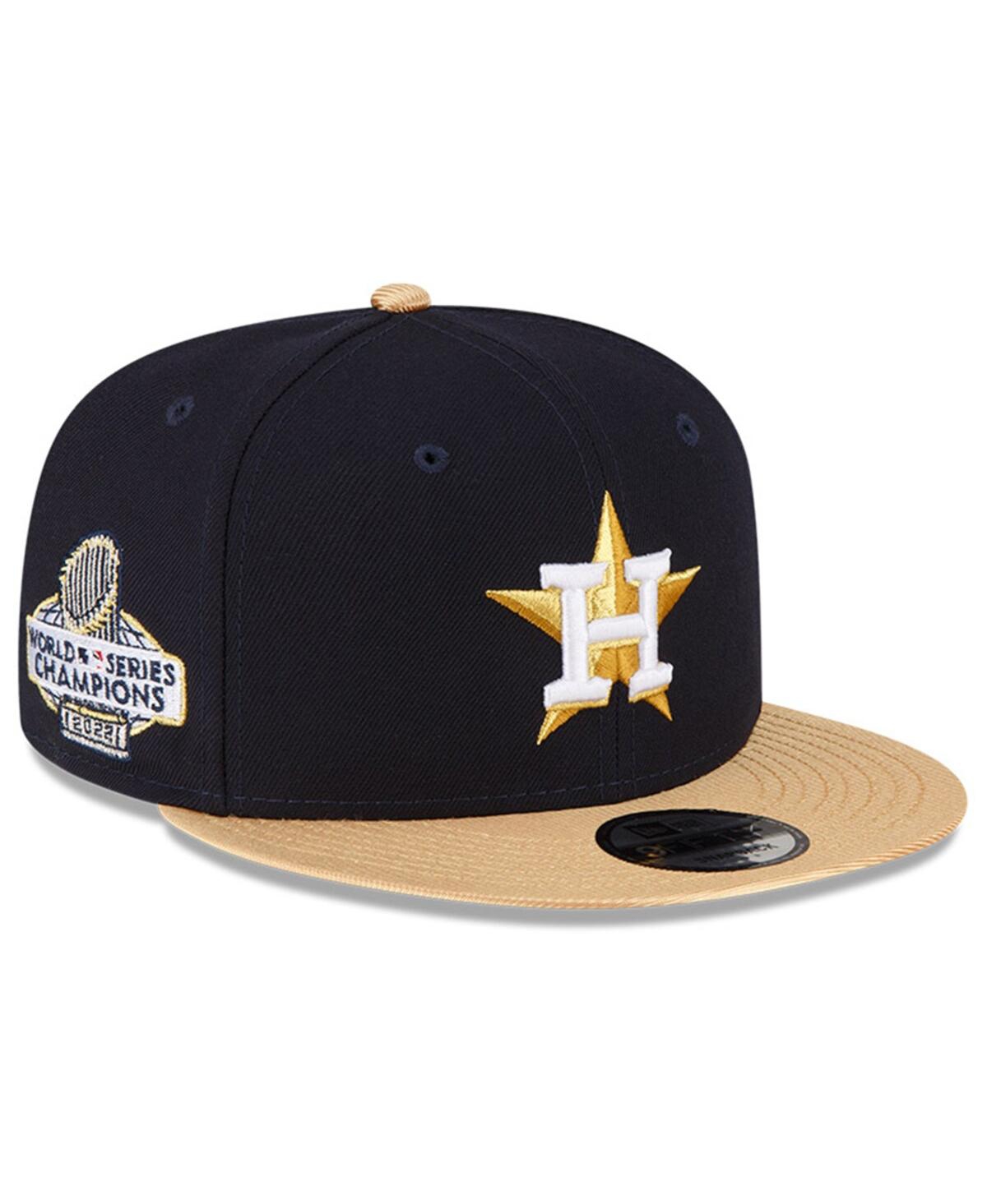 Houston Astros New Era 2021 American League Champions Locker Room 9FORTY  Adjustable Hat - Gray/Black